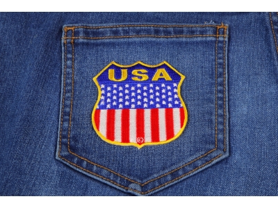 USA  Shield Flag Patch | Embroidered Patches