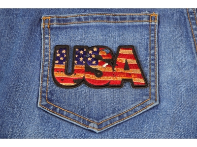USA Vintage Patch Flag Patch | Embroidered Patches