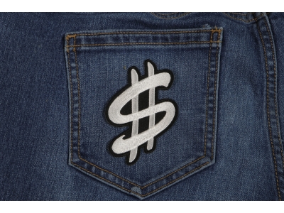 Dollar Sign Patch | Embroidered Patches