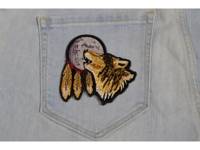 Wolf Moon Small Patch | Embroidered Patches