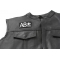 AB POSITIVE Blood ID Patch AB POSITIVE Blood Type Patch, Iron on Patch, Embroidered shown on leather vest
