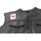 Ace Of Hearts Patch | Embroidered Patches Ace Of Hearts Patch - 2x3 inch. Embroidered Iron on Patch shown on leather vest
