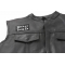  shown on leather vest