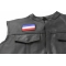 Dutch Flag Patch Dutch Flag Patch - 3x2 inch. Embroidered Iron on Patch shown on leather vest