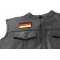 German Flag Patch German Flag Patch - 3x2 inch. Embroidered Iron on Patch shown on leather vest