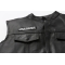  shown on leather vest