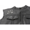  shown on leather vest