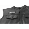  shown on leather vest