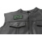 Nazarene Symbol OD Green Patch - Iron on Patch - 3x2 inch shown on leather vest