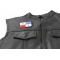 Panama Flag Patch Panama Flag Patch - 3x2 inch. Embroidered Iron on Patch shown on leather vest