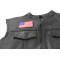 Second American Revolution Flag Patch | Embroidered Patches Second American Revolution Flag Patch - 3.5x2.2 inch. Embroidered Iron on Patch shown on leather vest