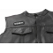 Security Patch | Embroidered Patches  shown on leather vest