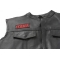 Veteran Patch, Military Vet Patches shown on leather vest