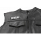 Veteran Patch Old Stamper White | US Military Veteran Patches Veteran Patch, Military Vet Patches shown on leather vest