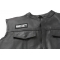  shown on leather vest