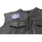  shown on leather vest