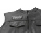  shown on leather vest