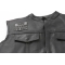  shown on leather vest