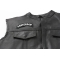 Amsterdam City Patch - Iron on Patch - 4x1.75 inch shown on leather vest