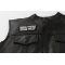  shown on leather vest