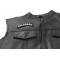 Colorado Patch - 4x1.75 inch. Embroidered Iron on Patch shown on leather vest