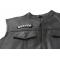  shown on leather vest