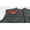  shown on leather vest