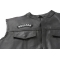  shown on leather vest
