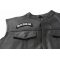 Madrid City Patch - Iron on Patch - 4x1.75 inch shown on leather vest