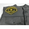  shown on leather vest