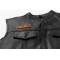  shown on leather vest