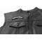 Saskatchewan State Patch - Iron on Patch - 4x1.75 inch shown on leather vest