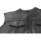  shown on leather vest