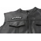  shown on leather vest