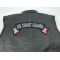 shown on leather vest