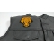 shown on leather vest