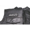 If You Want Peace Prepare For War Patch, Military Saying Patches shown on leather vest