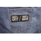 100 Percent Vet 100 Percent Biker Patch 100 Percent Vet 100 Percent Biker Patch shown on jeans