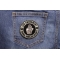 2nd Amendment Original Homeland Security Gun Patch shown on jeans