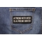 A Friend with Weed is a Friend indeed Funny Iron on Patch shown on jeans