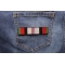 Afghan War Service Ribbon Patch | US Afghan War Military Veteran Patches Afghan War Ribbon Patch shown on jeans