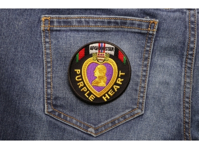 Afghanistan Purple Heart Patch | US Military Veteran Patches