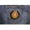 Afghanistan Purple Heart Patch | US Military Veteran Patches Afghanistan Purple Heart Patch shown on jeans