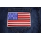 American Flag Patch with White Borders American Flag Patch with White Borders shown on jeans