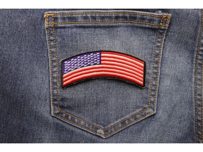 American Flag Rocker Patch | US Military Veteran Patches