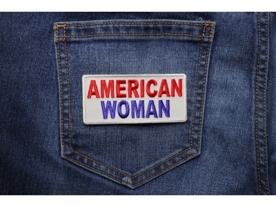 American Woman Patch | Embroidered Patches