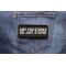 Are You Stoned or Just Stupid Funny Patch shown on jeans