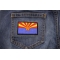 Arizona State Flag Patch Arizona State Flag Patch shown on jeans
