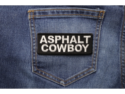 Asphalt Cowboy Biker Patch