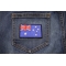 Australian Flag Patch Australian Flag Patch shown on jeans